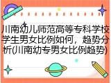 川南幼儿师范高等专科学校学生男女比例如何，趋势分析(川南幼专男女比例趋势)