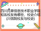 四川托普信息技术职业学院知名校友有哪些，校史介绍(川信院校友与校史)