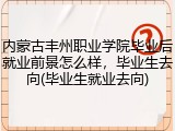 内蒙古丰州职业学院毕业后就业前景怎么样，毕业生去向(毕业生就业去向)