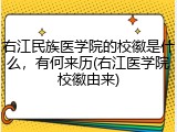 右江民族医学院的校徽是什么，有何来历(右江医学院校徽由来)
