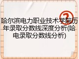 哈尔滨电力职业技术学院历年录取分数线深度分析(哈电录取分数线分析)