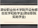 潞安职业技术学院开设有哪些奖学和助学金(潞安职院奖助学金)