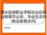 重庆旅游职业学院毕业后就业前景怎么样，毕业生去向(就业前景去向)