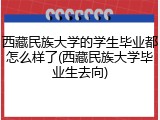 西藏民族大学的学生毕业都怎么样了(西藏民族大学毕业生去向)