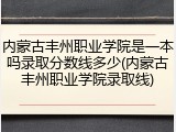 内蒙古丰州职业学院是一本吗录取分数线多少(内蒙古丰州职业学院录取线)