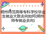 朔州师范高等专科学校毕业生就业大致去向如何(朔州师专就业去向)