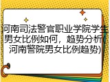 河南司法警官职业学院学生男女比例如何，趋势分析(河南警院男女比例趋势)