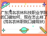 广东茂名农林科技职业学院的口碑如何，现在怎么样了(茂名农林职院口碑现状)