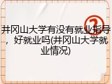 井冈山大学有没有就业指导，好就业吗(井冈山大学就业情况)