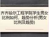 齐齐哈尔工程学院学生男女比例如何，趋势分析(男女比例及趋势)