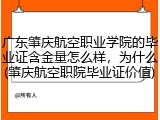 广东肇庆航空职业学院的毕业证含金量怎么样，为什么(肇庆航空职院毕业证价值)