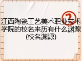 江西陶瓷工艺美术职业技术学院的校名来历有什么渊源(校名渊源)