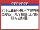 辽河石油职业技术学院有哪些专业，几个校区(辽河职院专业校区)
