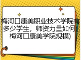 梅河口康美职业技术学院有多少学生，师资力量如何(梅河口康美学院规模)
