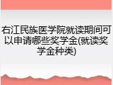 右江民族医学院就读期间可以申请哪些奖学金(就读奖学金种类)