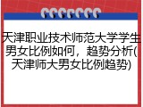 天津职业技术师范大学学生男女比例如何，趋势分析(天津师大男女比例趋势)