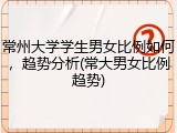 常州大学学生男女比例如何，趋势分析(常大男女比例趋势)