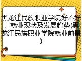 黑龙江民族职业学院好不好，就业现状及发展趋势(黑龙江民族职业学院就业前景)