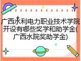 广西水利电力职业技术学院开设有哪些奖学和助学金(广西水院奖助学金)