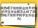 陕西电子信息职业技术学院的学生毕业都怎么样了(陕西电子信息学院学生毕业去向)