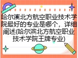 哈尔滨北方航空职业技术学院最好的专业是哪个，详细阐述(哈尔滨北方航空职业技术学院王牌专业)