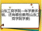 山东工商学院一年学费多少钱，还有哪些费用(山东工商学院学费)