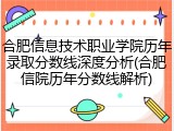 合肥信息技术职业学院历年录取分数线深度分析(合肥信院历年分数线解析)