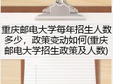 重庆邮电大学每年招生人数多少，政策变动如何(重庆邮电大学招生政策及人数)