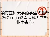 赣南医科大学的学生毕业都怎么样了(赣南医科大学毕业生去向)