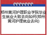 郑州黄河护理职业学院毕业生就业大致去向如何(郑州黄河护理就业去向)