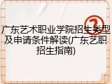 广东艺术职业学院招生类型及申请条件解读(广东艺职招生指南)