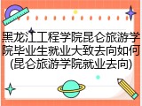 黑龙江工程学院昆仑旅游学院毕业生就业大致去向如何(昆仑旅游学院就业去向)