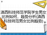 滇西科技师范学院学生男女比例如何，趋势分析(滇西科技师范男女比例趋势)