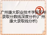 广州康大职业技术学院历年录取分数线深度分析(广州康大录取线分析)