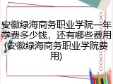 安徽绿海商务职业学院一年学费多少钱，还有哪些费用(安徽绿海商务职业学院费用)