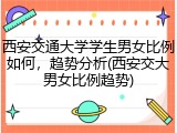 西安交通大学学生男女比例如何，趋势分析(西安交大男女比例趋势)