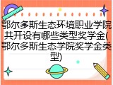 鄂尔多斯生态环境职业学院共开设有哪些类型奖学金(鄂尔多斯生态学院奖学金类型)