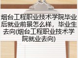 烟台工程职业技术学院毕业后就业前景怎么样，毕业生去向(烟台工程职业技术学院就业去向)