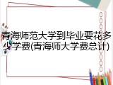 青海师范大学到毕业要花多少学费(青海师大学费总计)