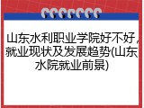 山东水利职业学院好不好，就业现状及发展趋势(山东水院就业前景)