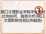 周口文理职业学院学生男女比例如何，趋势分析(周口文理职院性别比例趋势)