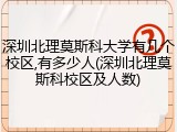 深圳北理莫斯科大学有几个校区,有多少人(深圳北理莫斯科校区及人数)