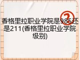 香格里拉职业学院是985还是211(香格里拉职业学院级别)