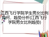江西飞行学院学生男女比例如何，趋势分析(江西飞行学院男女比例趋势)