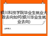 银川科技学院毕业生就业大致去向如何(银川毕业生就业去向)