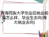 青海民族大学毕业后就业前景怎么样，毕业生去向(青大就业去向)