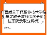 广西质量工程职业技术学院历年录取分数线深度分析(桂职院录取分解析)