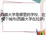 西藏大学是哪里的学校，在哪个城市(西藏大学在拉萨)