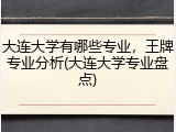 大连大学有哪些专业，王牌专业分析(大连大学专业盘点)