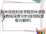 桂林信息科技学院历年录取分数线深度分析(桂信院录取分解析)